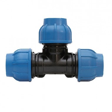 T-kus Connecto Plus 3x25, T-kus Connecto Plus 3x25 slúži na spájanie troch 25 mm HDPE hadíc. Sú ideálne na prípravu odbočky potr