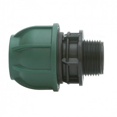 Spojka Connecto s vonkajším závitom 32x3/4″, Spojka Connecto s vonkajším závitom 32x3/4″ slúži na spájanie 32 mm HDPE hadicu so 