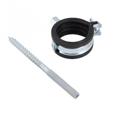 Objímka s gumou M8 25-30 mm (3/4") + Kombinovaná skrutka M8x100mm, , Ostatné príslušenstvá, , Fischer