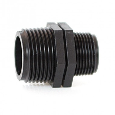 Vsuvka redukovaná 6/4”x1”, Plastová redukovaná vsuvka 6/4"x1" slúži na premenu vnútorného závitu na vonkajší, alebo na spájanie 